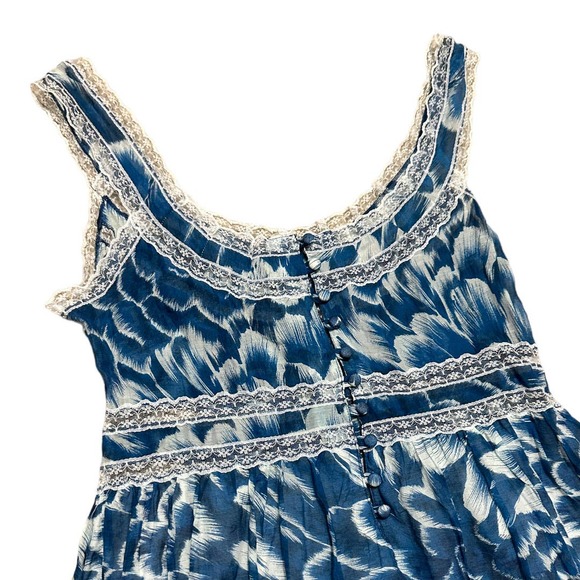 Vintage Cottagecore GASP Midi Folklore Dress - Picture 6 of 6